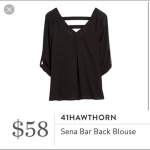 Stitchfix Sena Bar Back Blouse